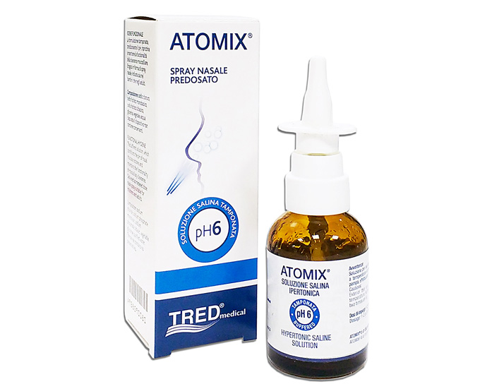 Atomix soluzione salina spray. confezione da 30 ml