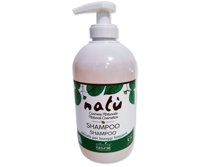 shampoo delicato lavaggi frequenti Natù. flacone 500 ml