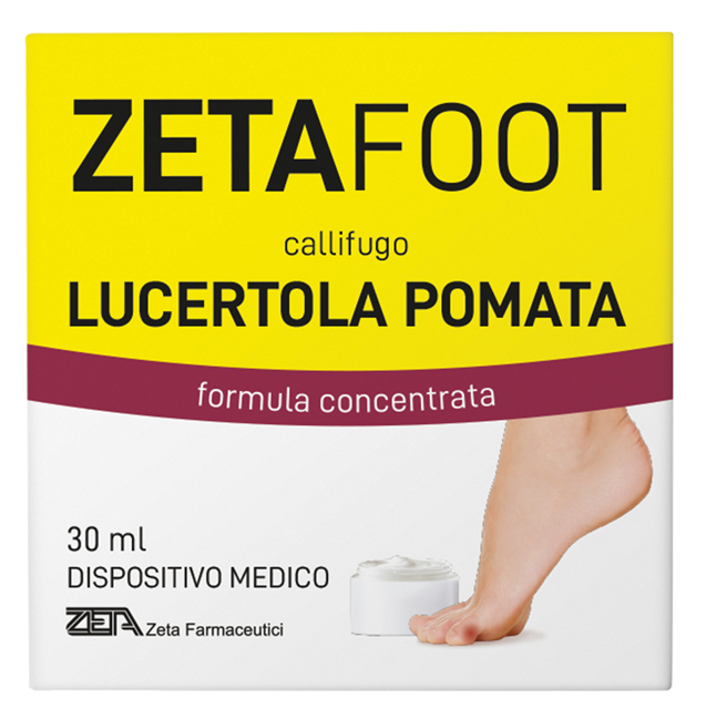 Zeta Foot Callifugo Lucertola pomata Barattolo da 30 ml